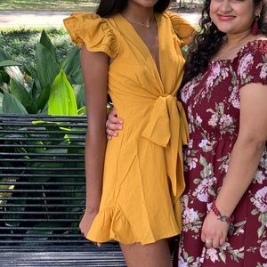 Mustard Yellow Cotton Romper